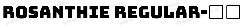 Rosanthie Regular字体转换